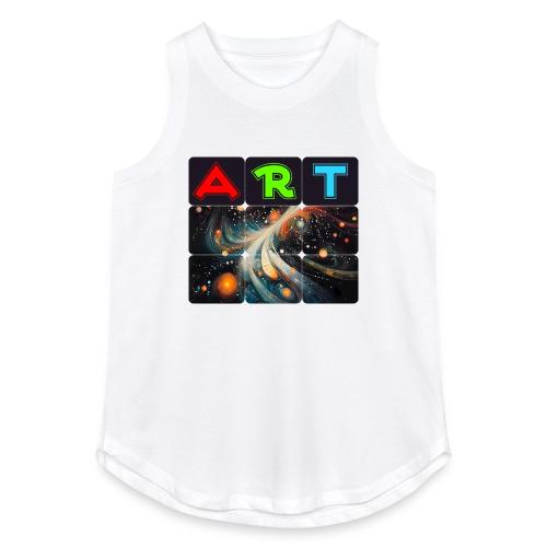 Swirls of Colorful Art - Women's Relaxed Tank Top