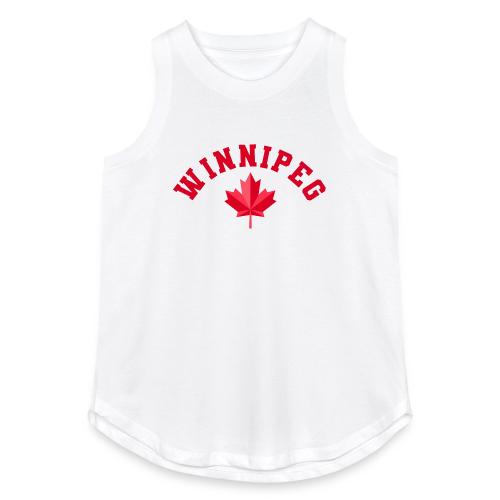 Winnipeg with maple leaf - Women's Relaxed Tank Top