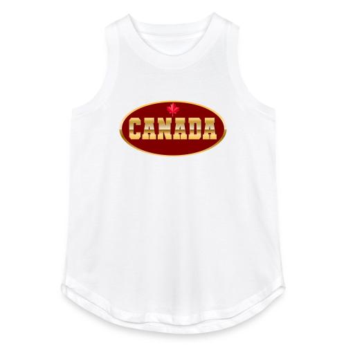 Canada in golden letters - Women's Relaxed Tank Top