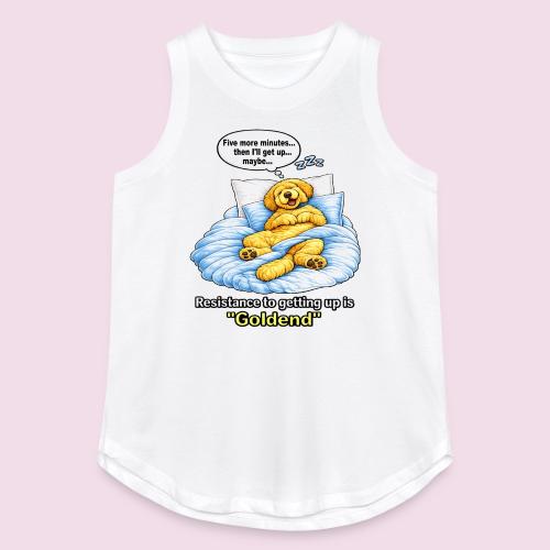 Funny Goldendoodle Sleeping design. - Women's Relaxed Tank Top