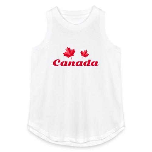 Canada with two maple leaves - Women's Relaxed Tank Top