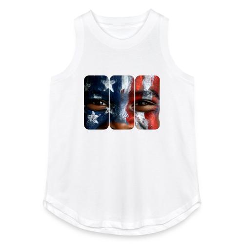 USA: Three Panels of Pride - Women's Relaxed Tank Top