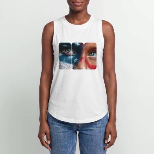 USA: Star-Spangled Glance - Women's Relaxed Tank Top