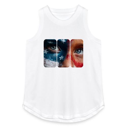 USA: Star-Spangled Glance - Women's Relaxed Tank Top