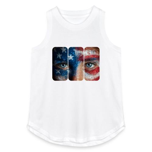 USA: Stars in Her Eyes - Women's Relaxed Tank Top