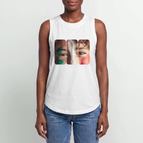 Mexico: Three Stripes of Pride - Women's Relaxed Tank Top