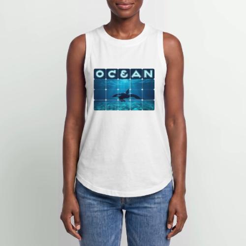 Ocean: Orca in Motion - Women's Relaxed Tank Top