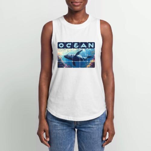 Ocean: Majestic Deep - Women's Relaxed Tank Top