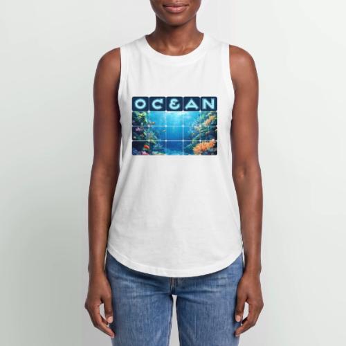 Ocean: Tropical Drift - Women's Relaxed Tank Top