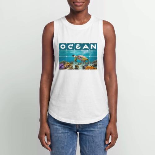Ocean: Gentle Voyager - Women's Relaxed Tank Top