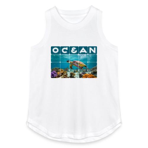Ocean: Gentle Voyager - Women's Relaxed Tank Top