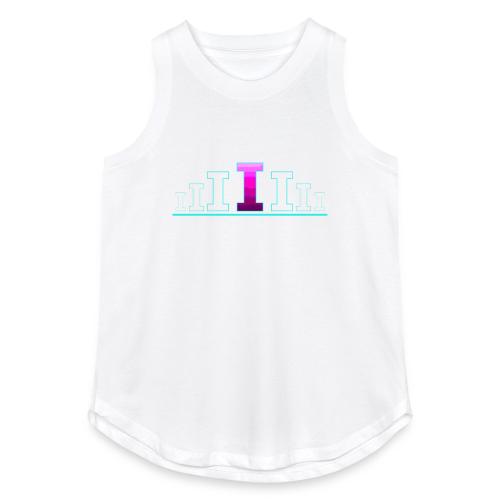 Letter I – Capital Varsity Alphabet Monogram - Women's Relaxed Tank Top