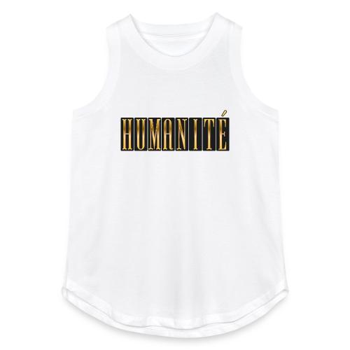 Humanity in Golden Letters - Women's Relaxed Tank Top