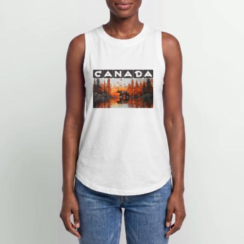 Canada Wilderness Art - Women's Relaxed Tank Top