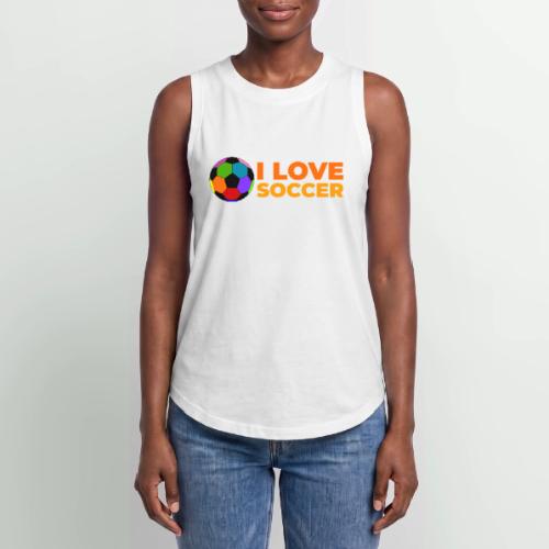 I Love Soccer - Women's Relaxed Tank Top