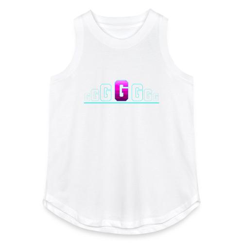 Letter G – Capital Varsity Alphabet Monogram - Women's Relaxed Tank Top