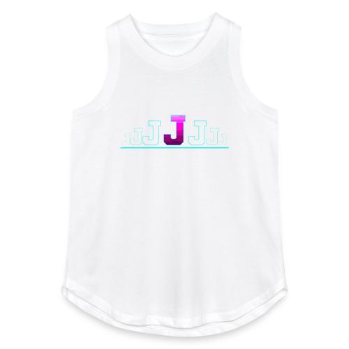 Letter J – Capital Varsity Alphabet Monogram - Women's Relaxed Tank Top