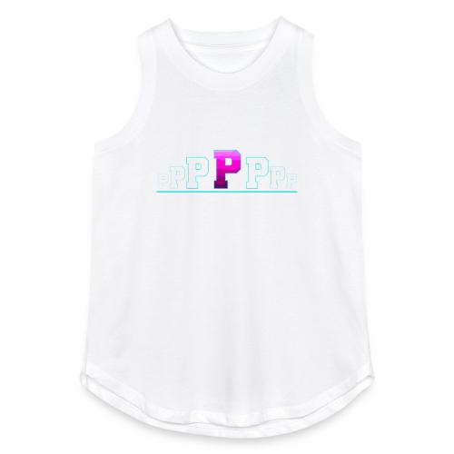 Letter P – Capital Varsity Alphabet Monogram - Women's Relaxed Tank Top