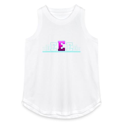 Letter E – Capital Varsity Alphabet Monogram - Women's Relaxed Tank Top