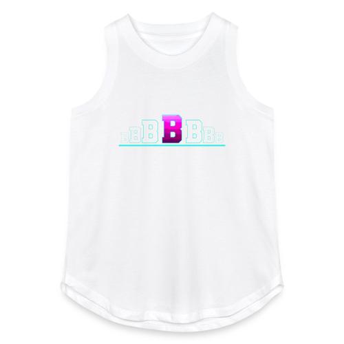 Letter B – Capital Varsity Alphabet Monogram - Women's Relaxed Tank Top