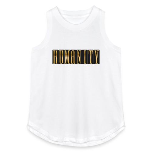 Golden Humanity Statement - Women's Relaxed Tank Top