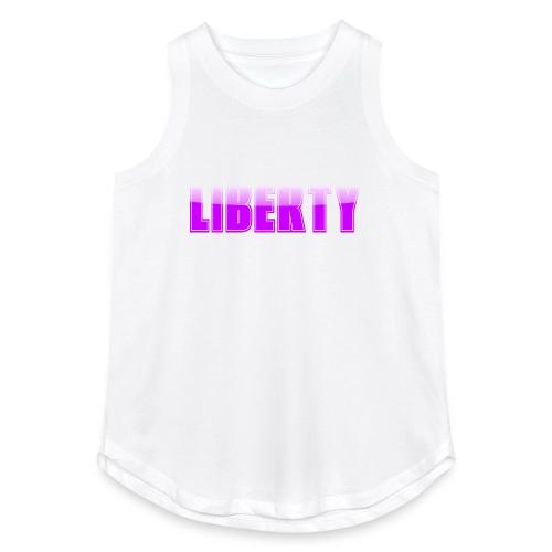 Liberty Typography Graphic Design - Women's Relaxed Tank Top