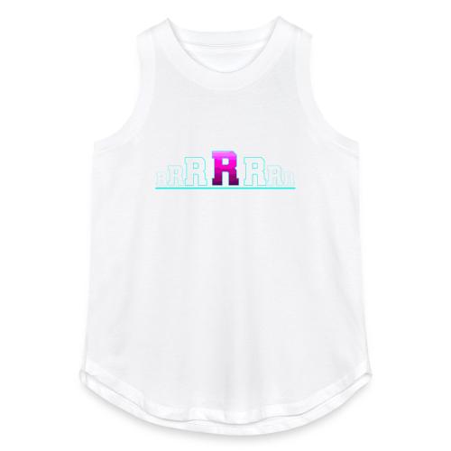 Letter R – Capital Varsity Alphabet Monogram - Women's Relaxed Tank Top