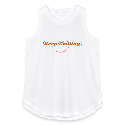 Keep Smiling Positive Vibes Graphic - Women's Relaxed Tank Top