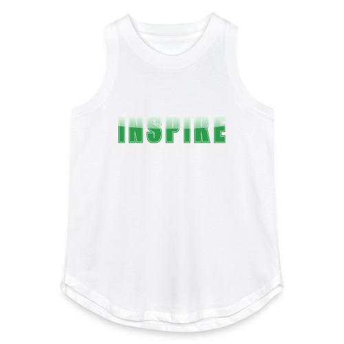 Inspire Word Art Design - Women's Relaxed Tank Top