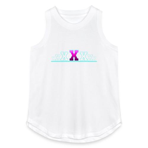 Letter X – Capital Varsity Alphabet Monogram - Women's Relaxed Tank Top