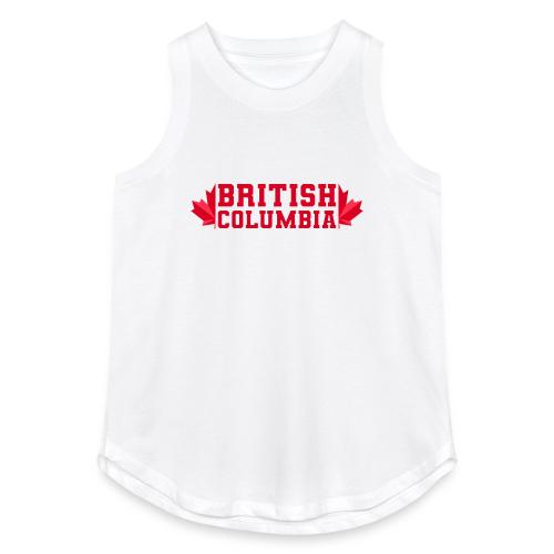 British Columbia with maple leaf - Women's Relaxed Tank Top