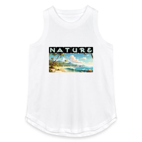 Nature: Sun-Kissed Shore - Women's Relaxed Tank Top