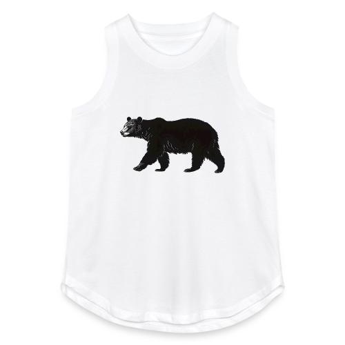 Midnight Black Bear - Women's Relaxed Tank Top