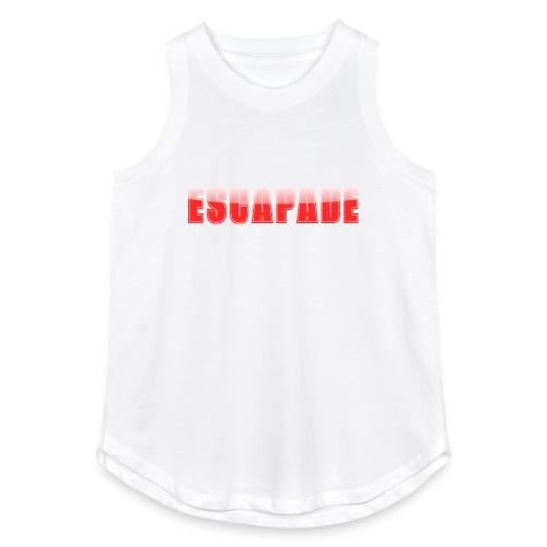 ESCAPADE Bold Typography Graphic Design - Women's Relaxed Tank Top