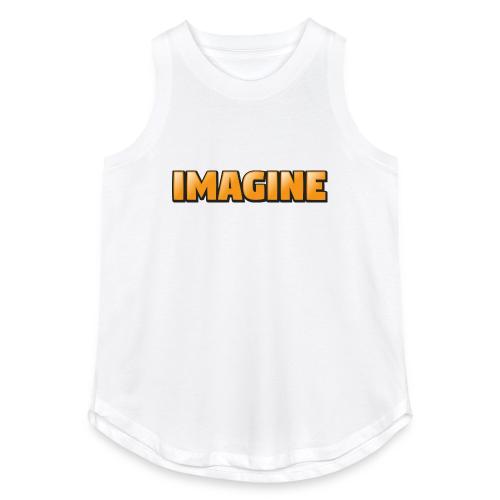 Imagine Word Art – Creative Gradient Design - Women's Relaxed Tank Top