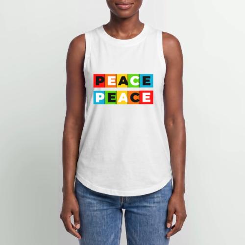 Colorful Peace - Women's Relaxed Tank Top