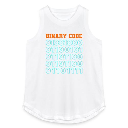 Say Hello in Binary code - Women's Relaxed Tank Top
