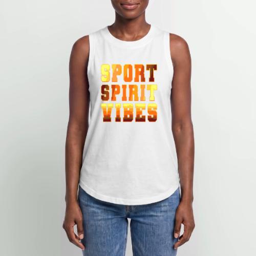 Sport Spirit Vibes Gradient - Women's Relaxed Tank Top