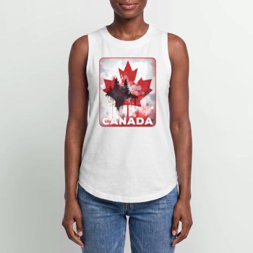 Canada's Maple Leaf Pride - Women's Relaxed Tank Top