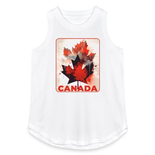 Canada Inked Leaf - Women's Relaxed Tank Top