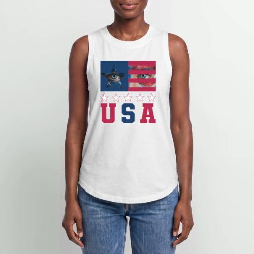 Stars and Vision USA - Women's Relaxed Tank Top