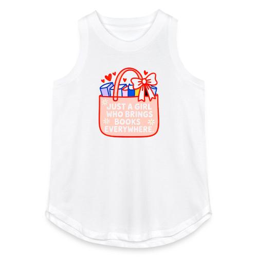 Just a Girl Who Brings Books Everywhere - Women's Relaxed Tank Top