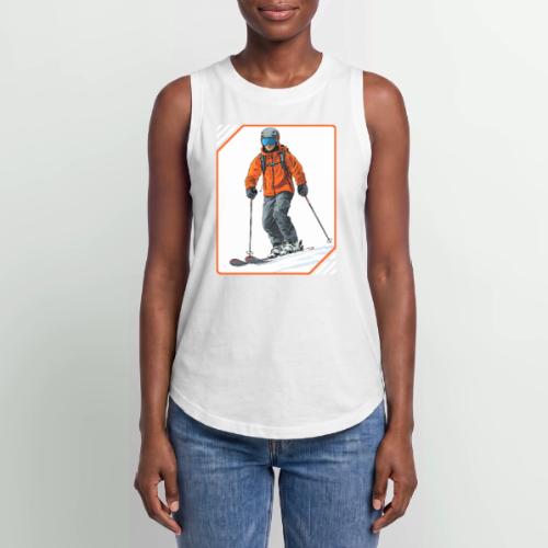 Skiing Thrill Ride - Women's Relaxed Tank Top