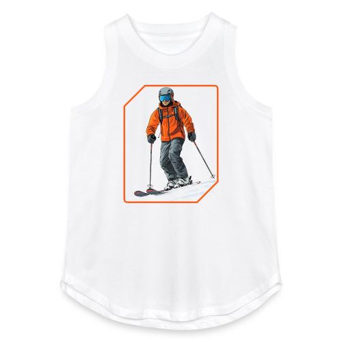 Skiing Thrill Ride - Women's Relaxed Tank Top