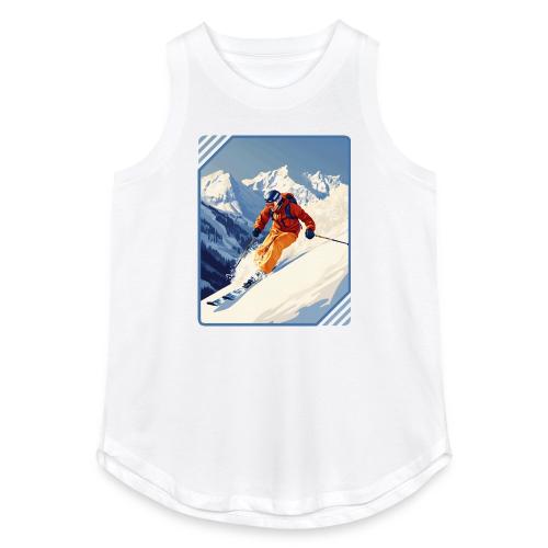Mountain Skiing Vibes - Women's Relaxed Tank Top
