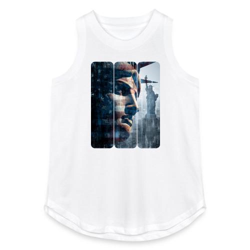 USA: Liberty in Three Visions - Women's Relaxed Tank Top