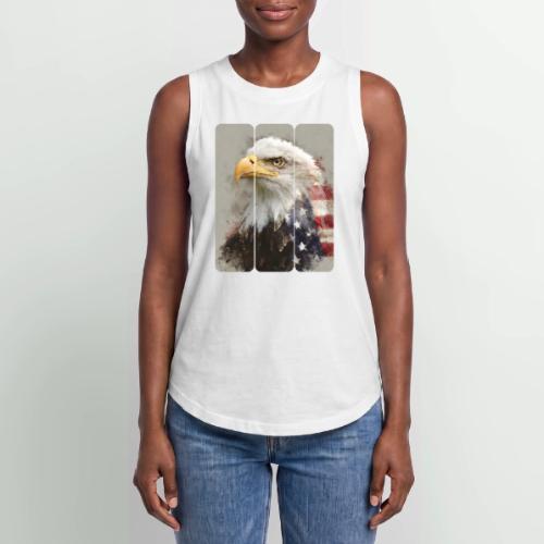 USA: Eagle of the Free - Women's Relaxed Tank Top