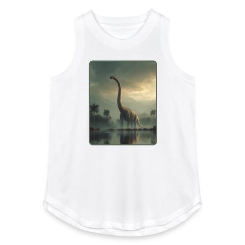 Brachiosaurus Misty Lake Design - Women's Relaxed Tank Top