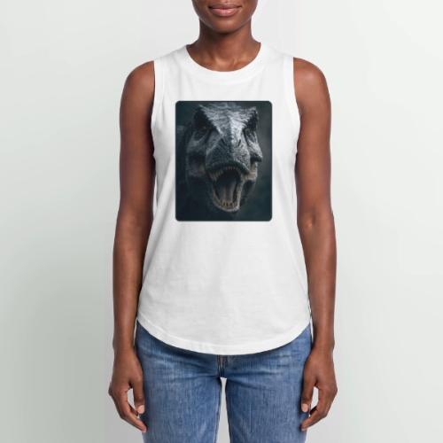 T Rex Cinematic Close-Up Design - Women's Relaxed Tank Top