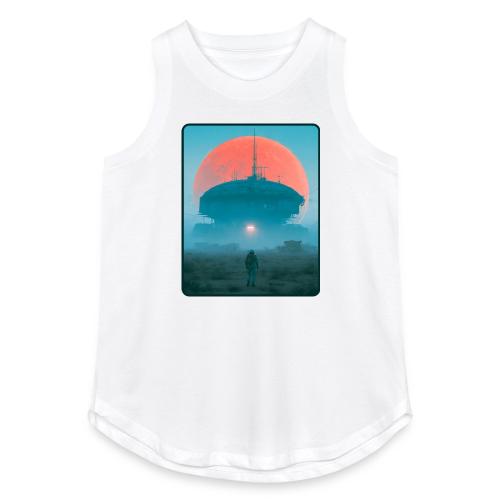 Astronaut Alien Outpost Design - Women's Relaxed Tank Top